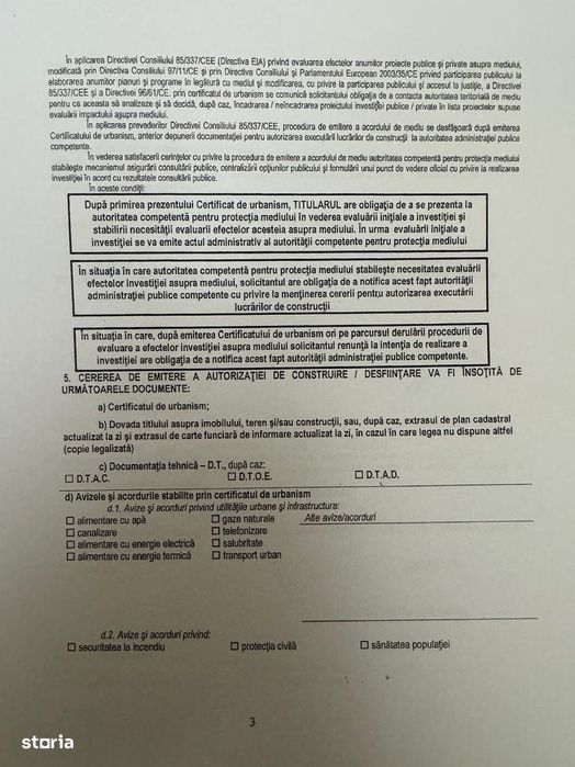 Vanzare teren intravilan 2944mp constructii ideal investitie Busteni