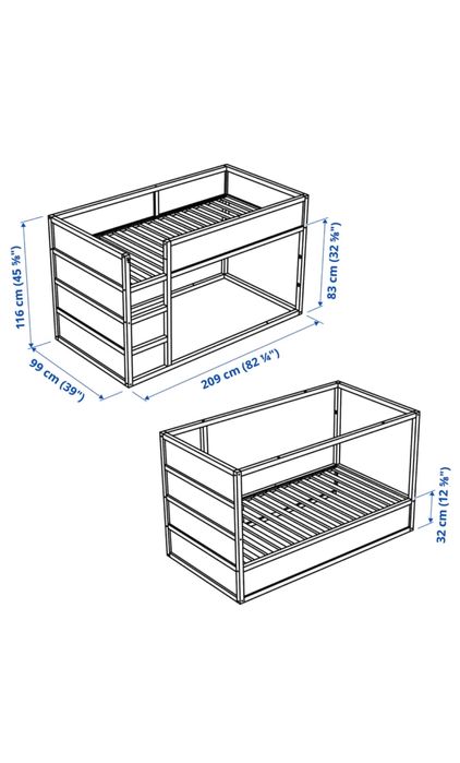 Pat KURA Ikea - saltea Ikea inclusa