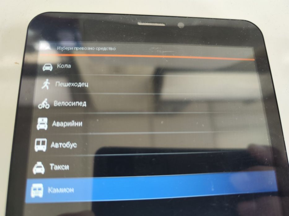 GPS за Камион Таблет Prestigio wize 3408 4G