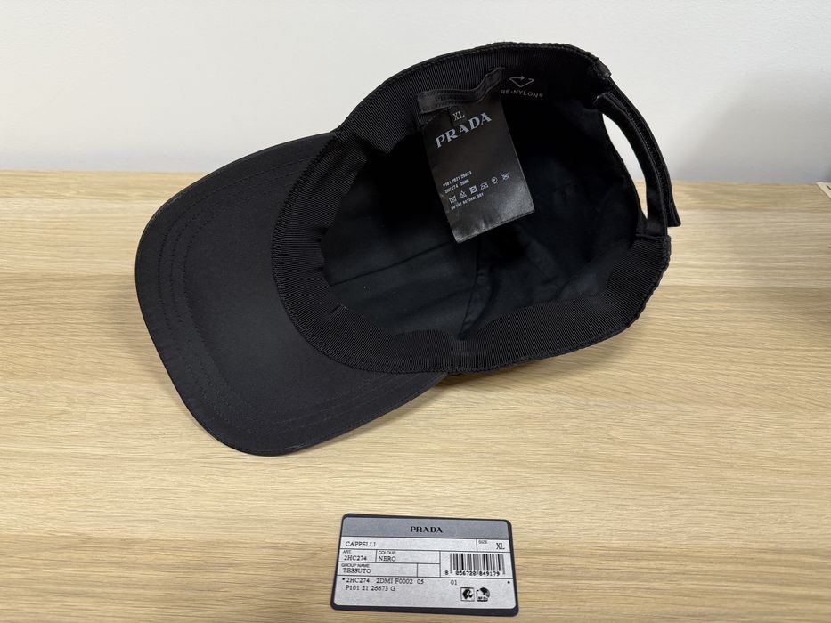 Prada Re-nylon baseball cap