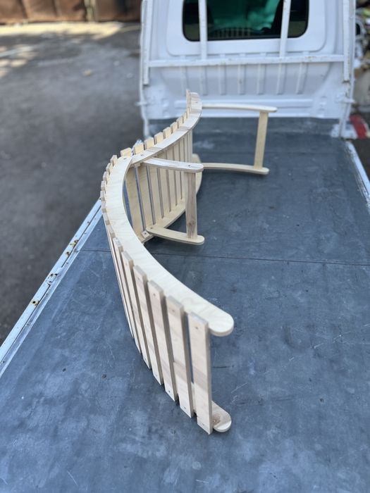 Шезлонг складной из фанеры