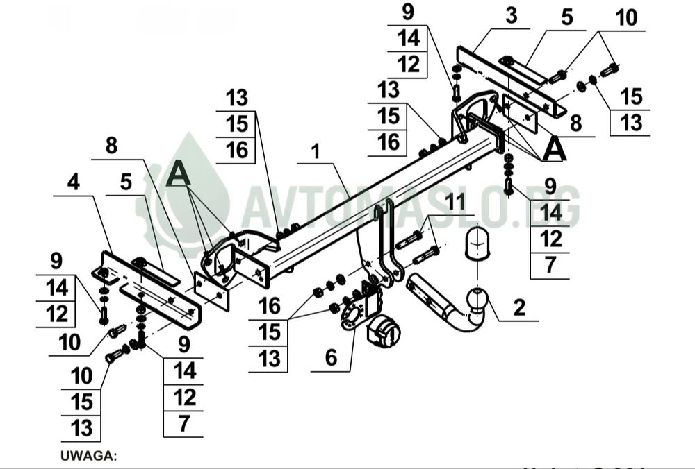 НОВ Теглич за Subaru Forester сваляем теглич за субару форестър сх sh