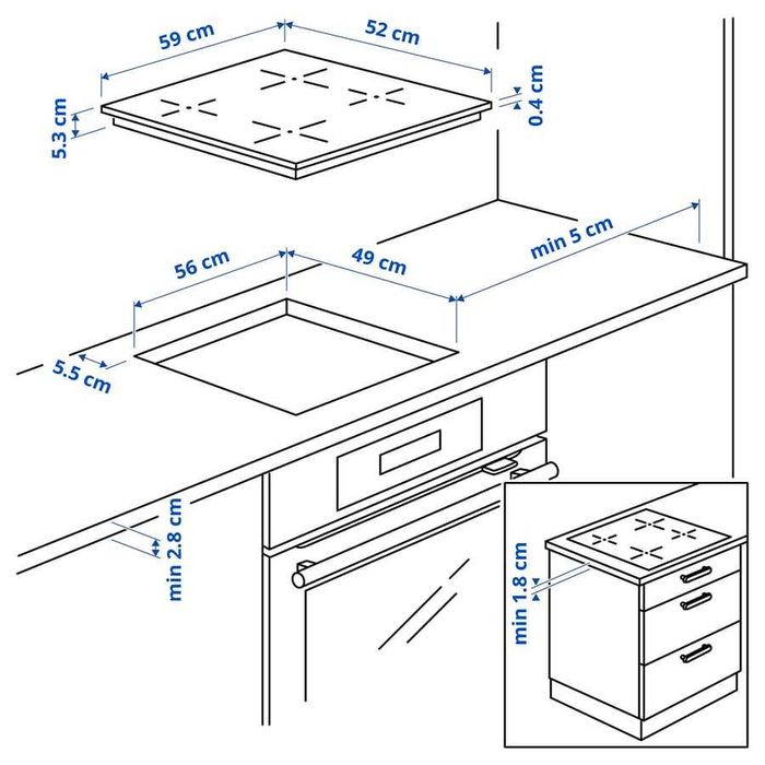 Plita inductie Ikea Vilsta