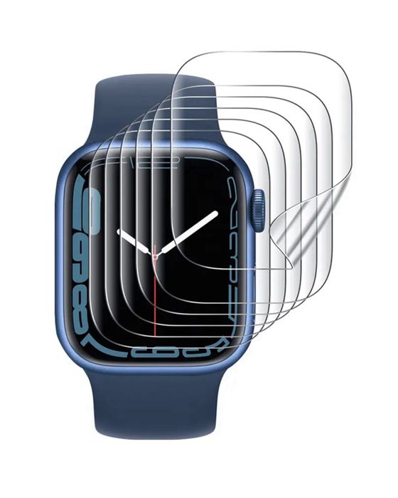Folie Protectie Curbata Hydrogel Clear Ceas Apple Watch Orice Serie