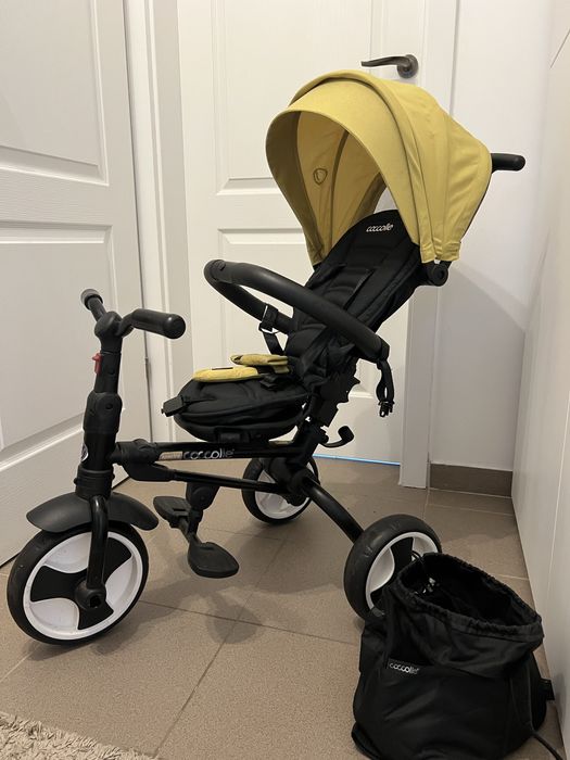 Tricicleta ultrapliabila Spectra Coccolle, Galbena