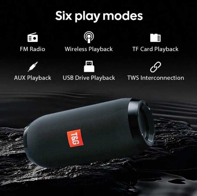 Преносима Bluetooth Тонколонка TG117