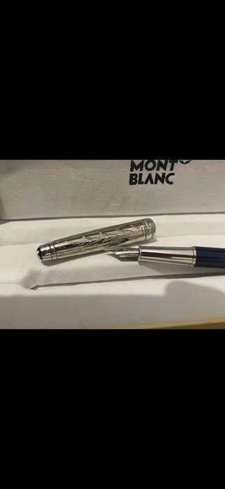 Stilou Mont Blanc micul print capac argintiu