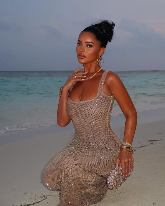 Рокля с камъни по модел на babyboo