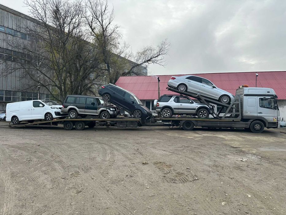 Mercedes-Benz Atego 824 + Kuvvelti SK50 -> Transportor Auto 5 pozitii