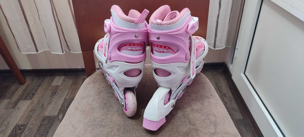 Детски регулируеми ролери LONG FENG с алуминиева конструкция размер 31-34