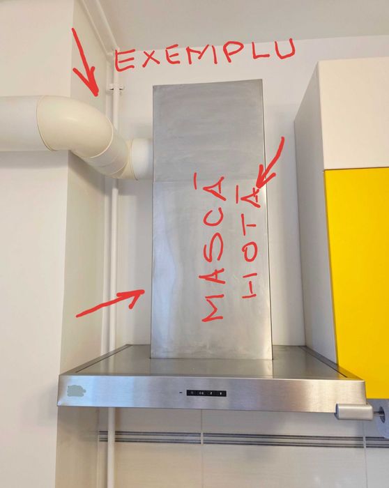 Masca Inox TEKA pentru Hota Bucătărie/Produs Nou in folie de protectie