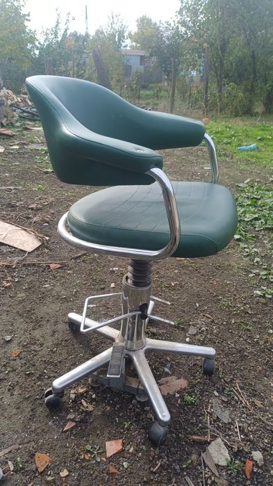 Scaun frizerie verde