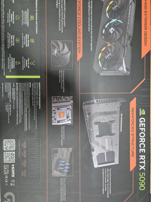 Продам RTX 5090 Gigabyte Gaming OC новая