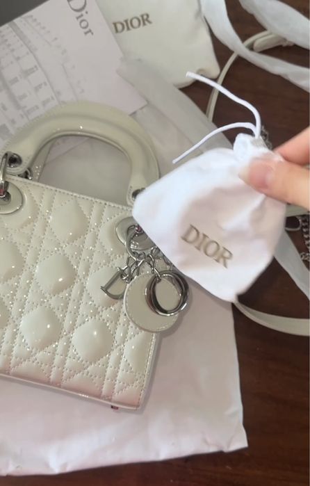Сумка MISS DIOR лакированная
