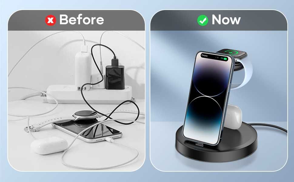 Станция за зареждане 3 в 1 за Apple- G 620