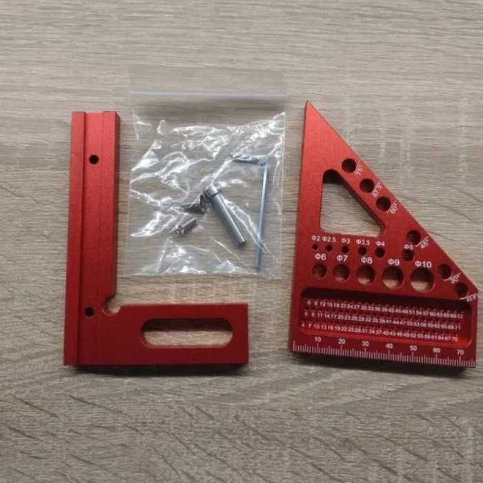 3D Алуминиев ъгъл, триъгълник за дървообработване