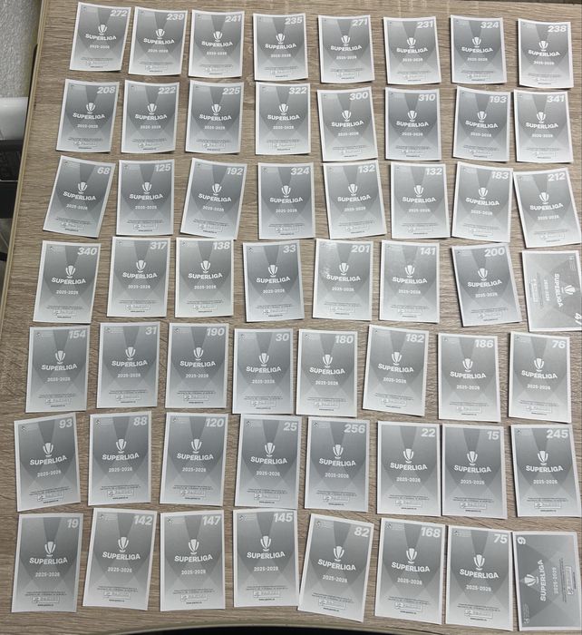 Vand/schimb stickere superliga panini