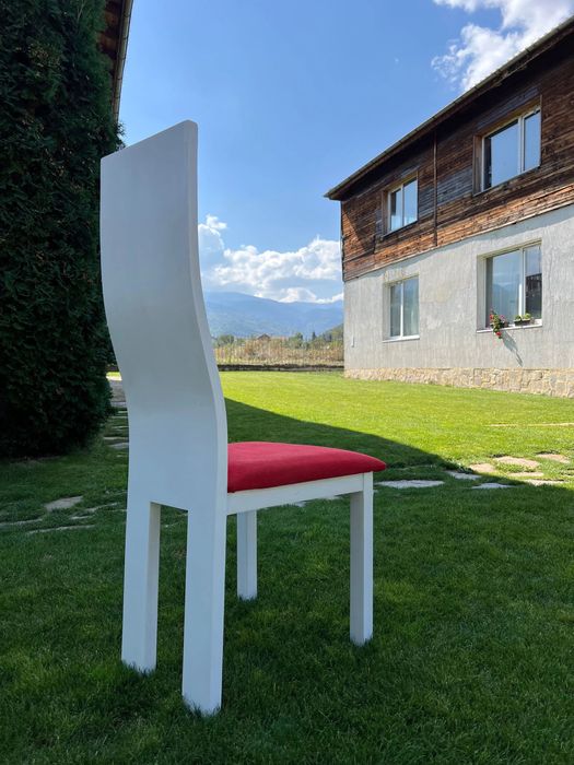 Комплект 6 масивни стола