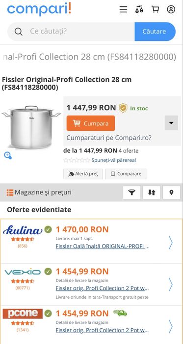 Oala Fissler 14 Litri
