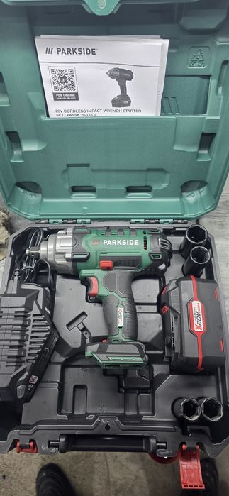 Ударен гайковерт Parkside PASSK 20-Li C2 с батерия 4 Ah и зарядно устр