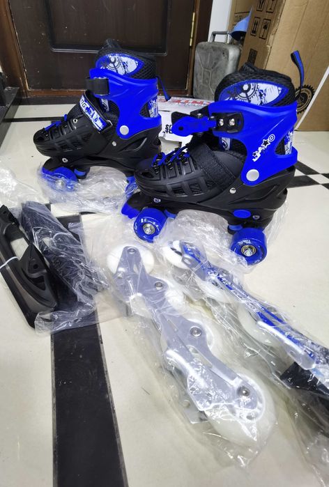 Роликовые коньки 3в1.