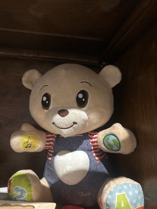 Игрушки мишка барабан гусь