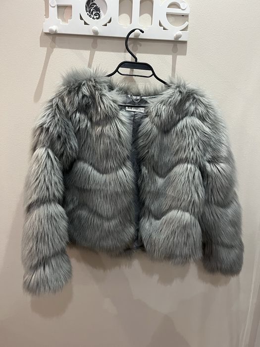 Палто от изкуствен косъм