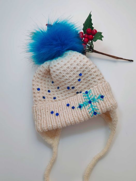 Шапка детская теплая