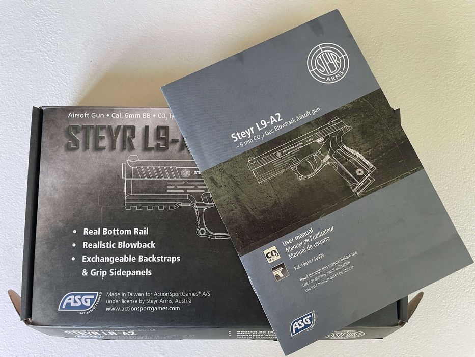 Pistol Airsoft Steyr L9-A2 6mm CO2/Gas