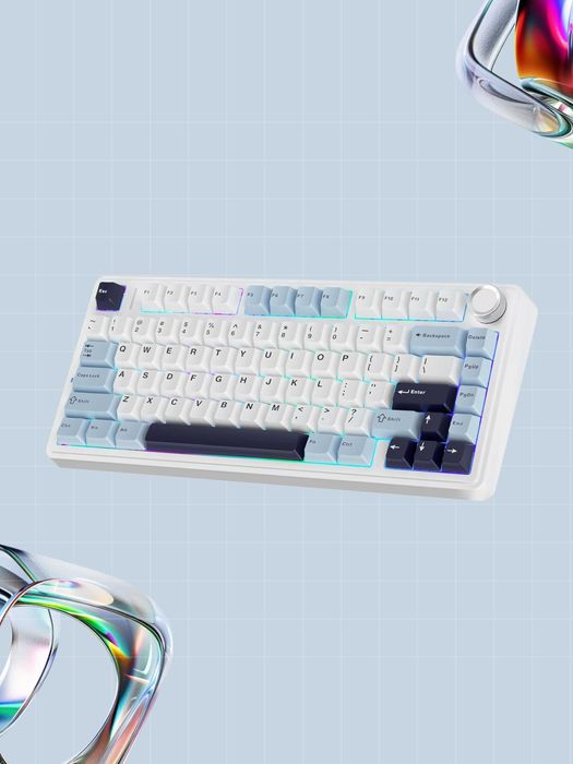 Механическая клавиатура AULA F75 с RGB и Bluetooth