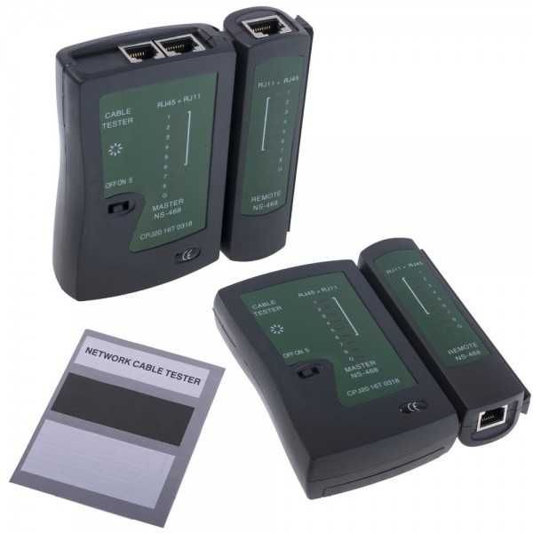 Тестер Lan кабеля RJ45+RJ11