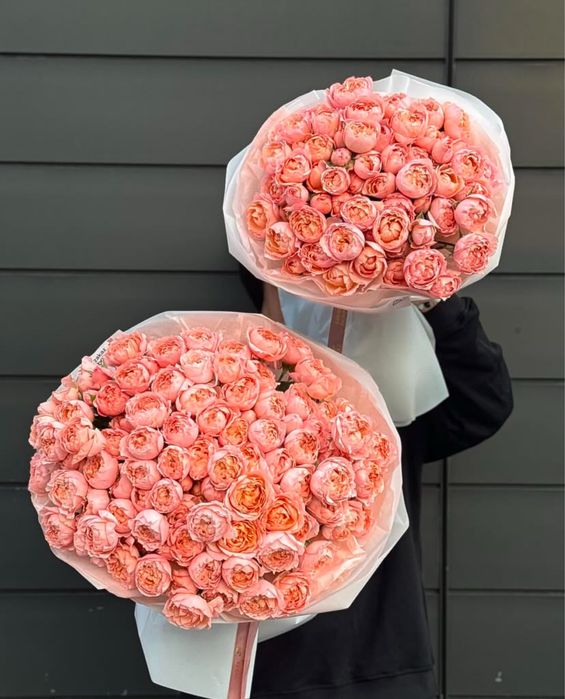 Розы Пионы Цветы букеты