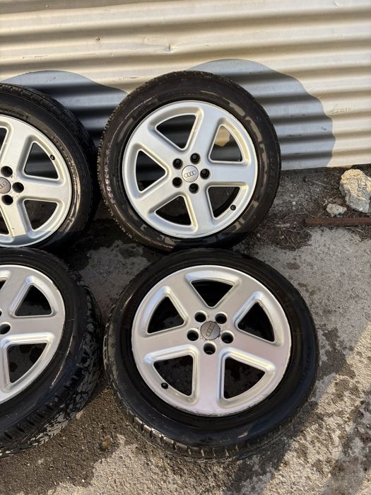 18" джанти 5х112 Audi 8J et43 с всесезонни гуми 235/50/18 дот 2019г