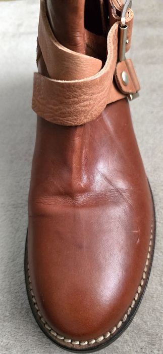 Botine piele naturala Boss Orange