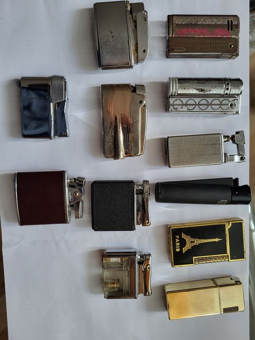 Brichete zippo defecte si super plate vechi metalice