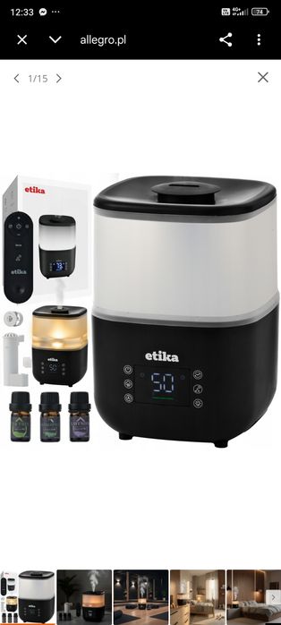 Овлажнител за въздух Ултразвуков Etika