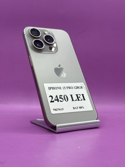 Iphone 15 Pro 128Gb 88 •Amanet Matei Crangasi•78276