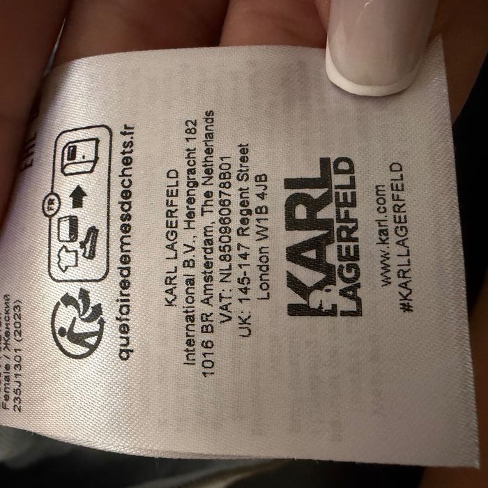 дънкова къса рокля Karl Lagerfeld Jeans