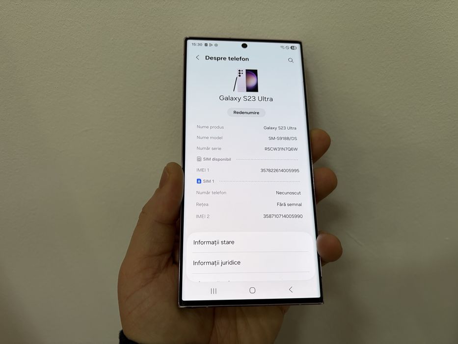 Samsung Galaxy S23 Ultra, 512 gb, 12 gb ram, 5G, Pink