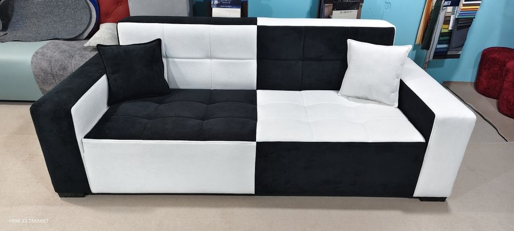 Диван для дома и офиса ткань букле