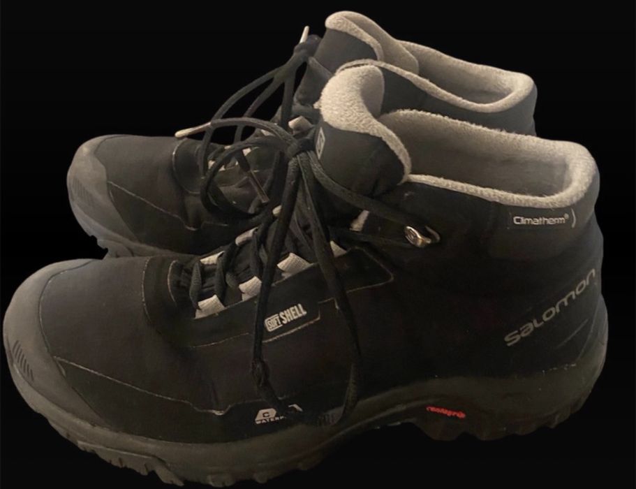 Ghete Salomon pentru drumetii Shelter, Negru, 10