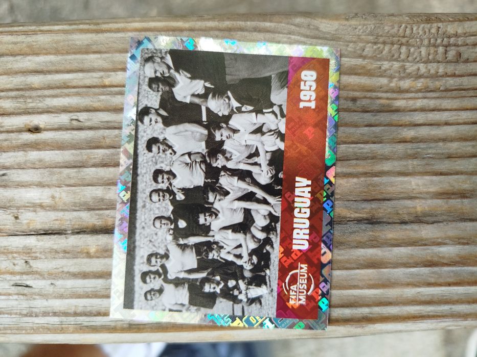 Panini стикер на отбора на Уругвай
