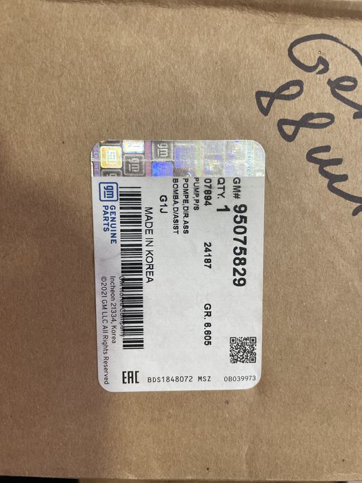 Gidranasos original GM gentra, lacetti, spark 1.0l