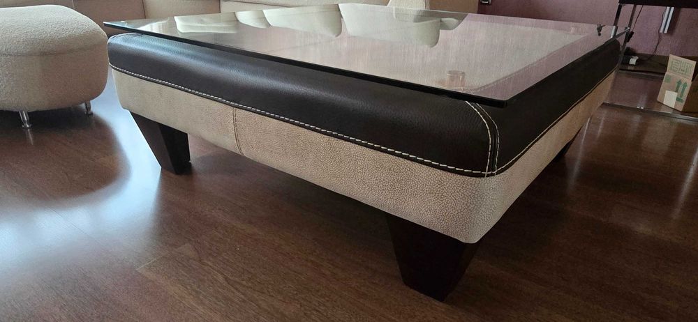 Диван Ъглов, Два Фотьойла и две табуретки Rolf Benz - Germany, Холна маса - Italy