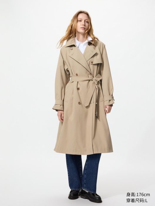 Uniqlo пальто-тренч