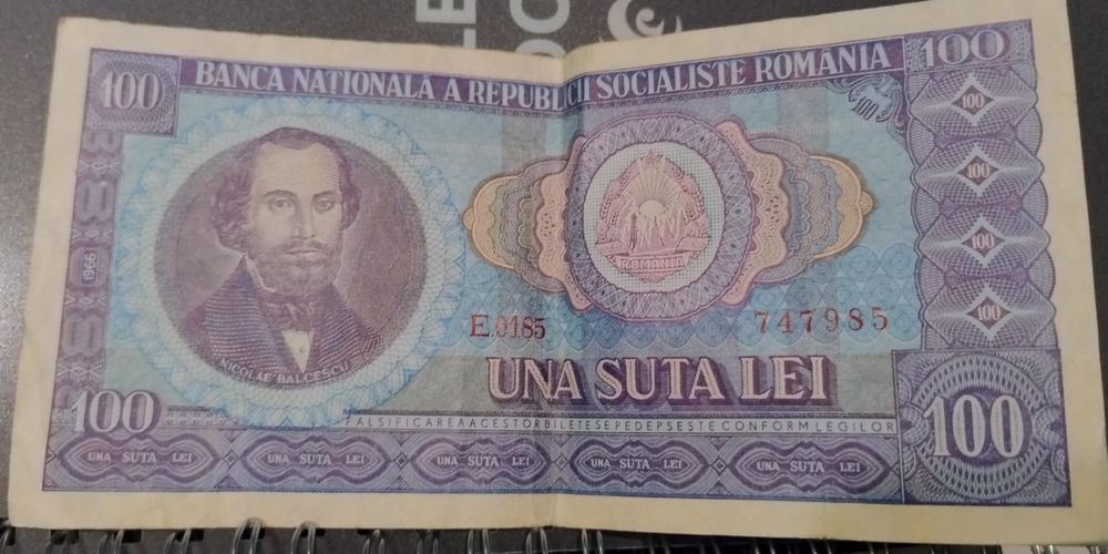 Colecție 4 bancnote 100 lei(1966)