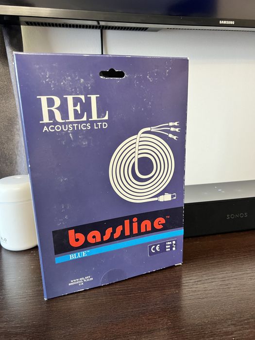 REL Acoustic Bassline Blue - Cablu audio Suboofer