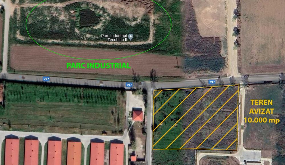 Teren intravilan cu destinație industrială