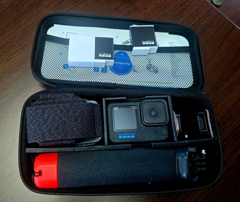 GoPro HERO 12 Black – като нова + 512GB карта + 2 батерии + аксесоари