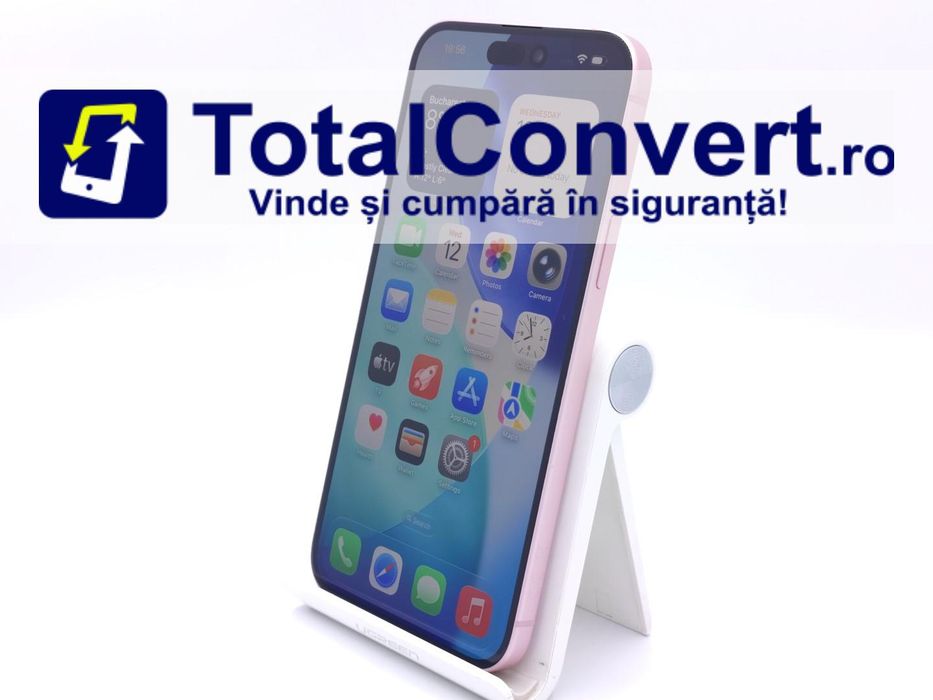 Apple iPhone 15 Plus 256GB Pink 6GB Single, Garantie 24 luni | #D88527